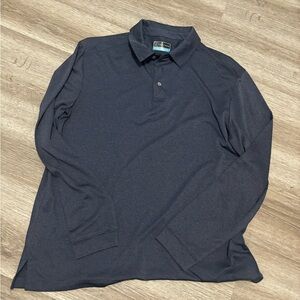 Men's Navy PGA longsleeve Shirt